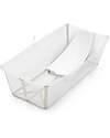 Stokke Vaschetta da Bagno Flexi Bath XL - con Supporto per Neonati - Sandy Beige Vaschette e Accessori