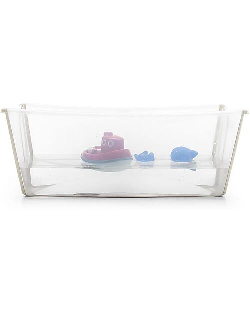 Stokke Vaschetta da Bagno Flexi Bath XL - con Supporto per Neonati - Sandy Beige Vaschette e Accessori
