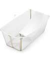 Stokke Vaschetta Pieghevole con Supporto - per Neonati e Bambini - Flexi Bath - Sandy Beige Vaschette e Accessori
