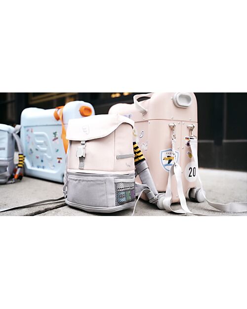 Stokke Zaino da Viaggio Espandibile per Bambini - JetKids Crew Backpack - Pink Lemonade Borse da Viaggio