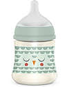 Suavinex Biberon Bonhomia in Poliammide - 150 ml - Piuma Verde - 0+ - con tettarella Simmetrica SX Pro Biberon_