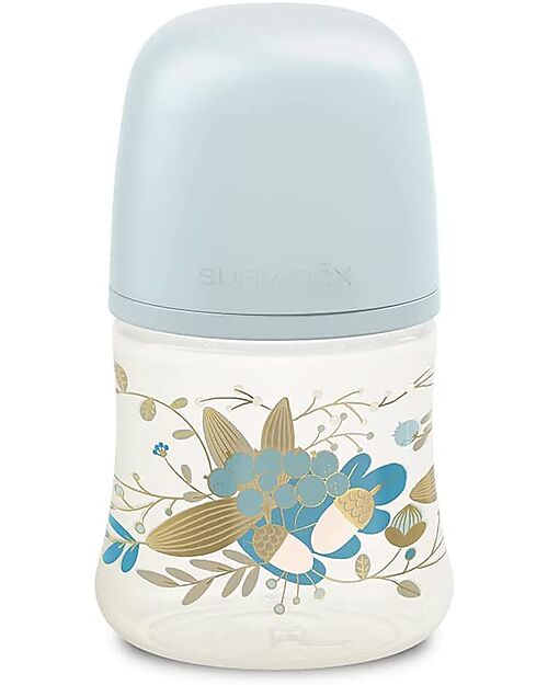 Suavinex Biberon Gold Edition con tettarella SXPro™ - 150ml Azzurro - dalla Nascita Biberon_
