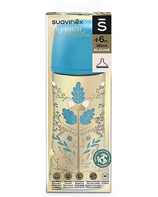 Suavinex Biberon Gold Edition con tettarella SXPro™ - 360ml Azzurro - dai 6mesi Biberon_