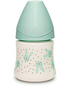 Suavinex Biberon Hygge in Vetro - 120 ml - Tettarella Anti-Colica dalla Nascita - Verde Biberon_