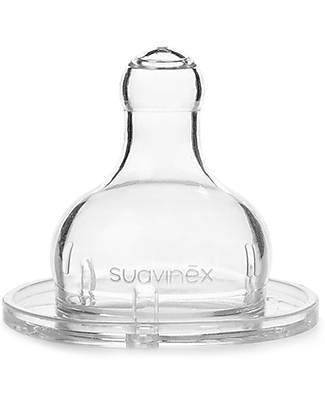 Suavinex Biberon Hygge in Vetro - 240 ml - Tettarella a 3 Posizioni dai 6 mesi - Verde Biberon_