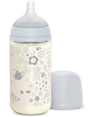 Suavinex Biberon in Vetro Wonderland - 240 ml - Azzurro Biberon_