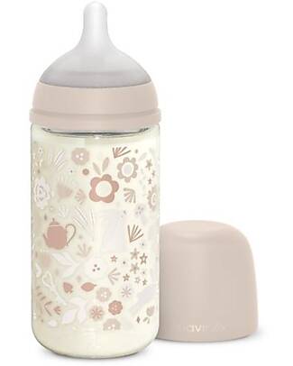Suavinex Biberon in Vetro Wonderland - 240 ml - Rosa Biberon_