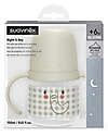 Suavinex Biberon Night&Day - con Manici 150ml - Tecnologia Antigoccia - Elefante - dai 4 Mesi Biberon_