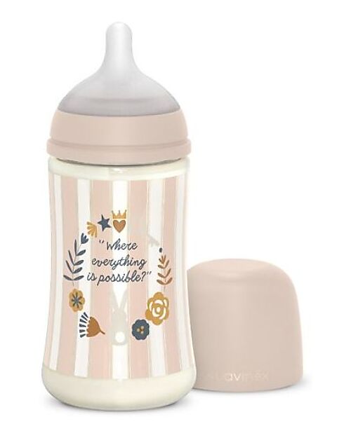 Suavinex Biberon Wonderland – Rosa – 270ml – Flusso Medio Biberon_