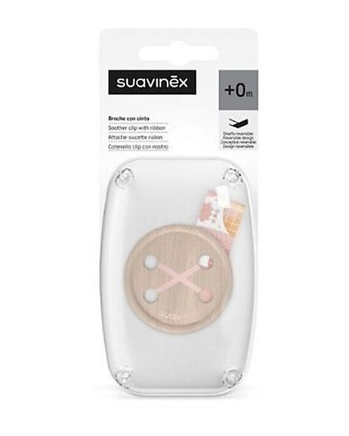 Suavinex Clip Portaciuccio Dreams - Rosa Catenelle Portaciuccio