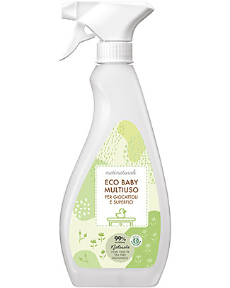 Suavinex Eco Baby Multiuso per Giocattoli e Superfici - Naturale e Antibatterico Detergenza Casa_