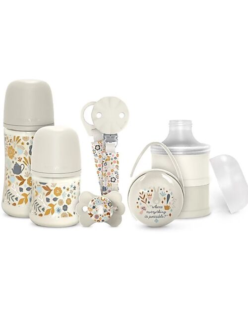 Suavinex Set Benvenuto Wonderland – Neutro - Include Succhietto SX Pro - Biberon 150ml – Biberon 270ml – Portasucchietti Duo Biberon_