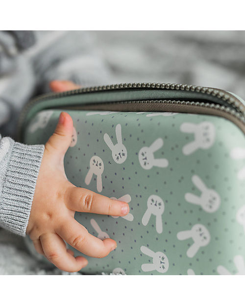 Suavinex Set Toilette Neonato - Verde - 6 Accessori in Beauty Case Kit Toilette Neonato