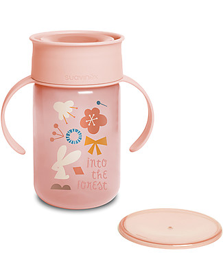 Munchkin Tazza Antigoccia Impara a Bere Miracle® 360°, 180 ml -  Uccellini, con manici unisex (bambini)