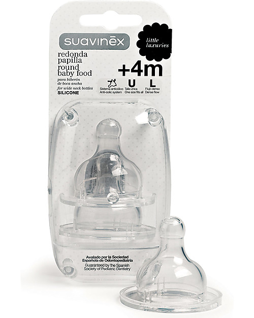 Suavinex Smoothie Ciuccio in Silicone Color Essence con Tettarella Simmetrica SX Pro - 0-6 Mesi