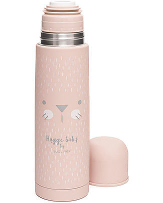 Suavinex Thermos per Liquidi Hygge in Acciaio Inox - Rosa - 500 ml Borracce Termiche