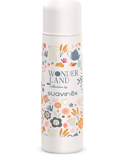 Suavinex Thermos per Liquidi Wonderland in Acciaio Inox - Panna - 500 ml Contenitori Termici