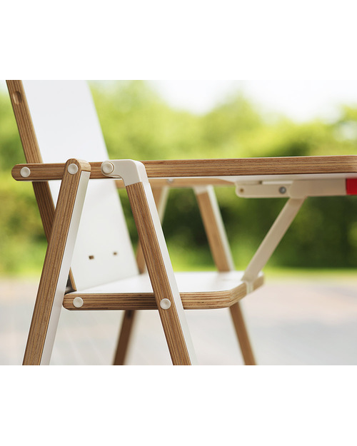 SUPAflat Seggiolone Ripiegabile - Bianco - Sottilissimo solo 4cm chiuso - da 6 mesi a 3 anni! Seggioloni Pappa