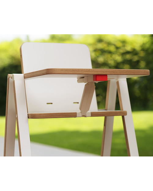 SUPAflat Seggiolone Ripiegabile - Bianco - Sottilissimo solo 4cm chiuso - da 6 mesi a 3 anni! Seggioloni Pappa