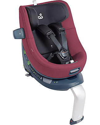 Swandoo Seggiolino Auto I-Size 0+/1 Marie - Nero e Bordò - da 0 a 4 Anni Seggiolini Auto Bimbi Piccoli