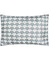 Swedish Linens Federa per Cuscini Arcobaleni - Grigio - 25x20 cm - Cotone Organico GOTS Lenzuola e Federe