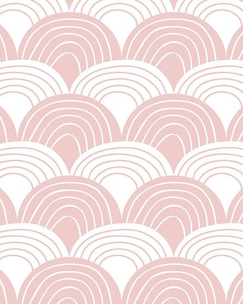Swedish Linens Federa per Cuscini Arcobaleni - Rosa Nude - 25x20 cm - Cotone Organico GOTS Lenzuola e Federe