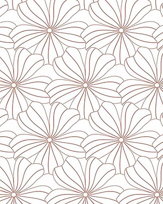 Swedish Linens Lenzuolo di sotto con angoli per culla - Fiori bianco 80x40cm Lenzuola e Federe