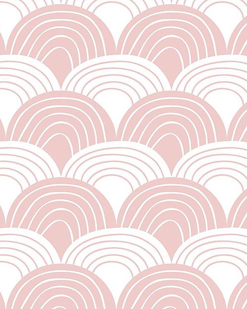 Swedish Linens Lenzuolo di sotto con angoli per letto singolo - Arcobaleni rosa carne 200x90cm Lenzuola e Federe
