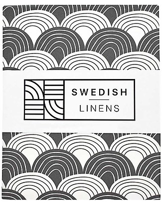 Swedish Linens Lenzuolo di sotto con angoli per letto singolo