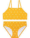 Swim Essentials Bikini - Arancione con Cuori - Tessuto UPF50+ Costumi Due Pezzi