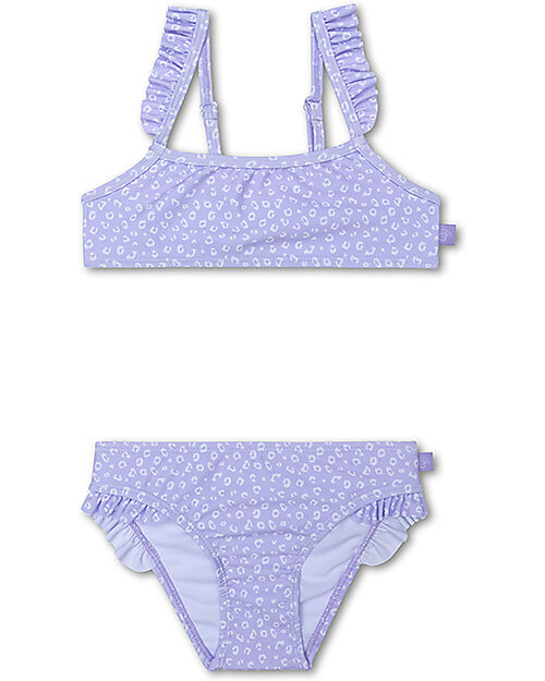 Swim Essentials Bikini - Leopardato - Lilla - Tessuto Protettivo Raggi UV Costumi Due Pezzi