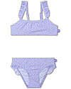 Swim Essentials Bikini - Leopardato - Lilla - Tessuto Protettivo Raggi UV Costumi Due Pezzi