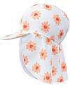 Swim Essentials Cappellino Estivo con Copri Collo - Fiori - Tessuto SPF50+ Cappelli Estivi