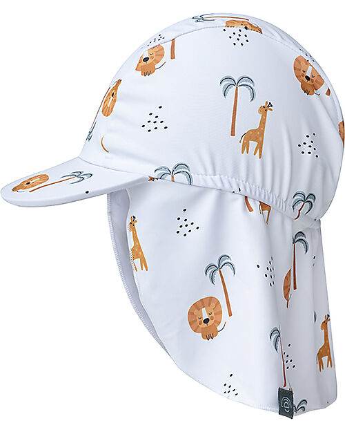 Swim Essentials Cappellino Estivo con Copri Collo - Giungla - Tessuto SPF50+ Cappelli Estivi