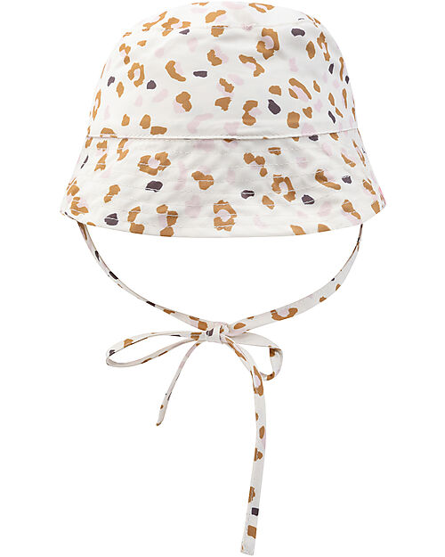 Swim Essentials Cappellino Estivo - Leopardato - Khaki - con Coulisse - Tessuto SPF50+ Cappelli Estivi