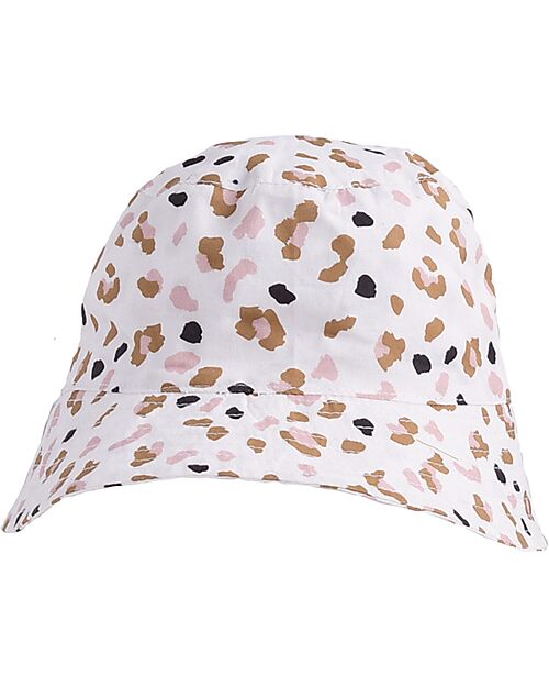 Swim Essentials Cappellino Estivo - Leopardato - Khaki - con Coulisse - Tessuto SPF50+ Cappelli Estivi