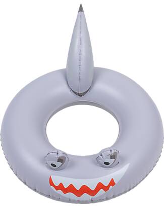 Swim Essentials Ciambella Gonfiabile Squalo - Grigio - Diametro 55cm - PVC Giochi da Spiaggia