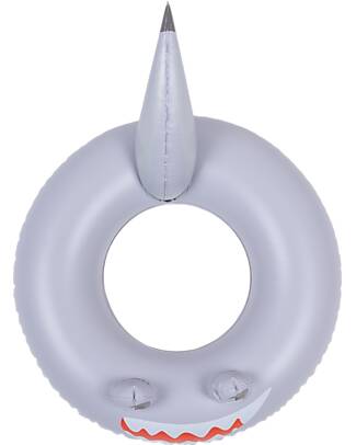 Swim Essentials Ciambella Gonfiabile Squalo - Grigio - Diametro 55cm - PVC Giochi da Spiaggia