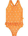 Swim Essentials Costume da Bagno Intero - Cuori Arancione - Tessuto UPF50+ Costumi Interi