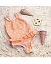 Swim Essentials Costume da Bagno Intero - Cuori Arancione - Tessuto UPF50+ Costumi Interi