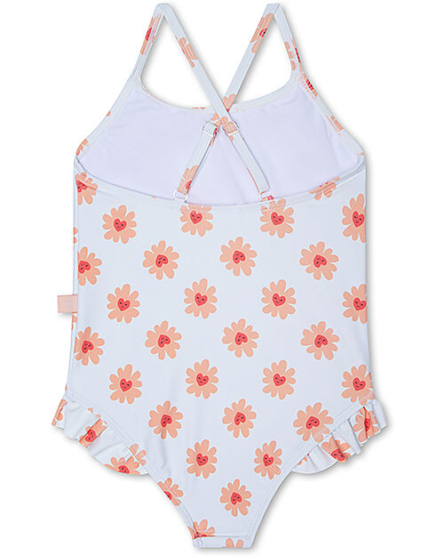 Swim Essentials Costume da Bagno Intero - Fiori Cuore - Tessuto UPF50+ Costumi Interi