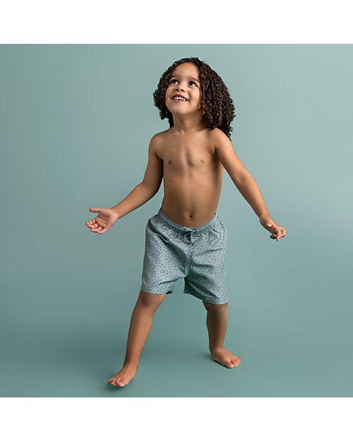 Swim Essentials Costume - Leopardato - Verde - Tessuto UPF50+ Boxer Mare