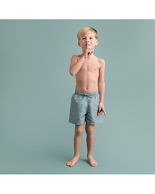 Swim Essentials Costume - Leopardato - Verde - Tessuto UPF50+ Boxer Mare