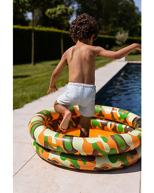 Swim Essentials Costume - Righe Blu e Bianco - Tessuto UPF50+ Boxer Mare