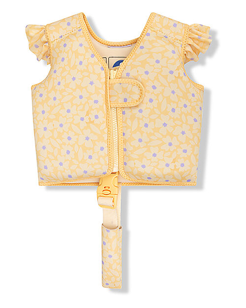 Swim Essentials Giacca Salvagente con Volant - Florish Yellow - Adatto da 1 a 2 Anni Giochi da Spiaggia