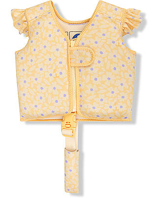 Swim Essentials Giacca Salvagente con Volant - Florish Yellow - Adatto da 1 a 2 Anni Giochi da Spiaggia