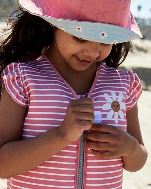 Swim Essentials Giacca Salvagente con Volant - Righe - Margherita - Adatto da 1 a 2 Anni Giochi da Spiaggia
