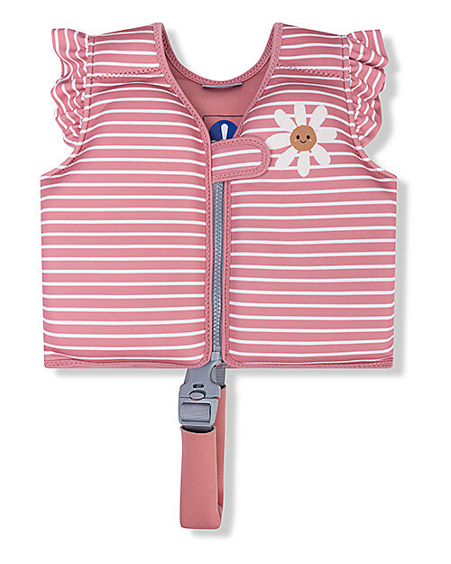 Swim Essentials Giacca Salvagente con Volant - Righe - Margherita - Adatto da 1 a 2 Anni Giochi da Spiaggia