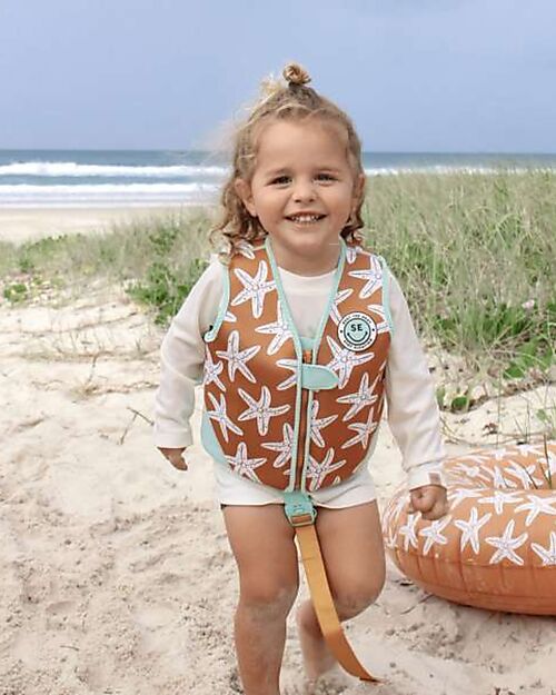 Swim Essentials Giacca Salvagente - Stelle Marine - Adatto da 3 a 6 Anni Giochi da Spiaggia