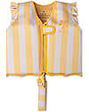 Swim Essentials Giacca Salvagente - Yellow Flower Market - Righe - Bianco e Giallo Giochi da Spiaggia